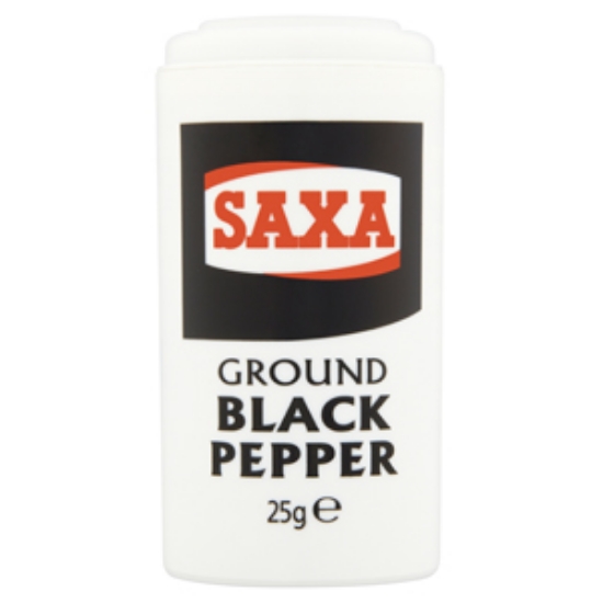Picture of Saxa Ground Black Pepper 25g x12